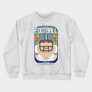 American Football White Silver Blue - Enzone Puntfumbler - Josh version Crewneck Sweatshirt